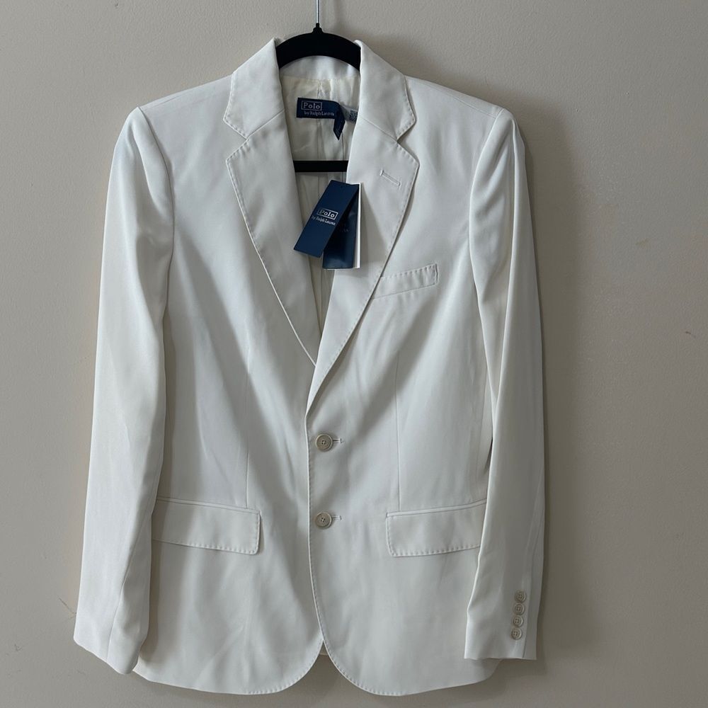 NWT Polo by Ralph Lauren Classic Cream Blazer